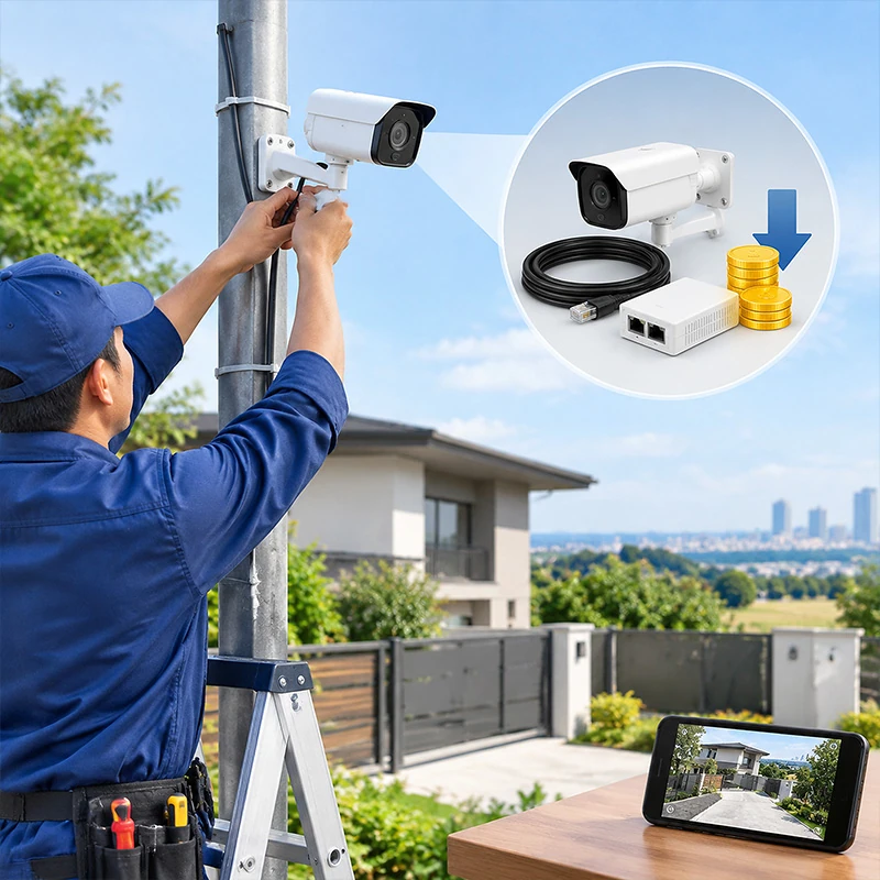 Cómo reducir los costes de instalación de CCTV remoto