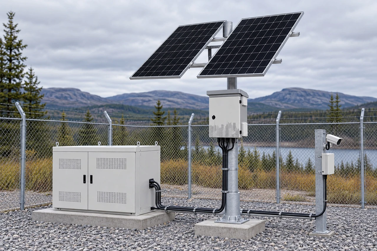 Sistema solar Maxsol CS400150 con dos módulos solares de 200 W, batería LiFePO4 y control MPPT