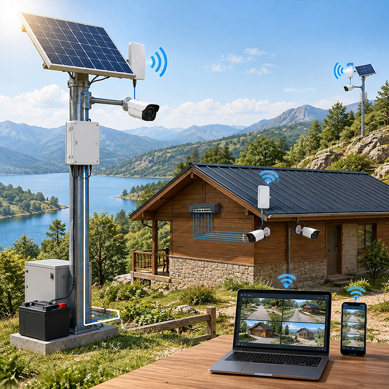 Cómo calcular la energía solar para un equipo PoE exterior