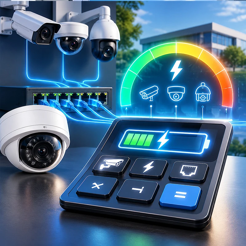 Cómo calcular el presupuesto PoE para cámaras IP