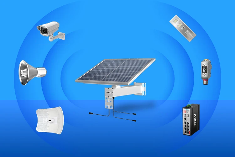 Sistema de energía solar de CCTV