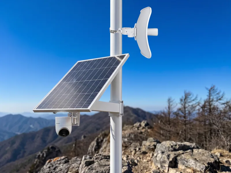 Alimentación solar para videovigilancia IP y CPE inalámbricos