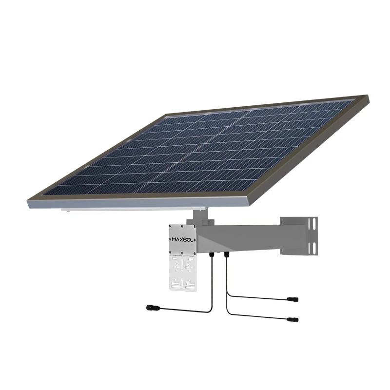 Sistema solar de 120 W con batería LiFePO4 de 60 Ah para CCTV