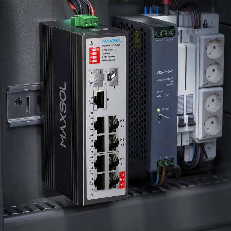 Switch PoE++ 802.3bt de 90 W: cómo elegirlo