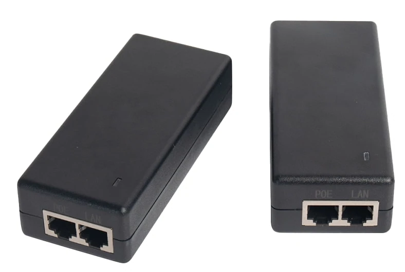 Inyector PoE Gigabit 2GE de 24W