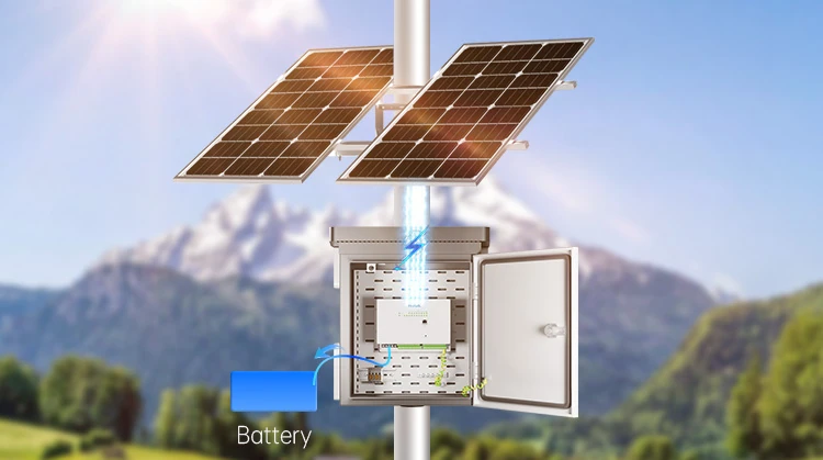 Controlador de carga solar de 20A integrado