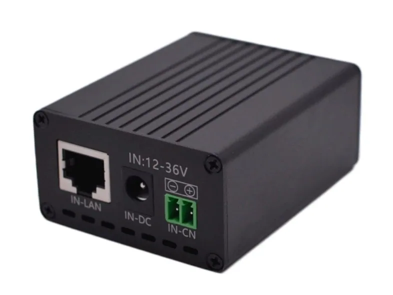 Convertidor Maxsol POE24V de corriente continua a PoE con pantalla LCD de tensión
