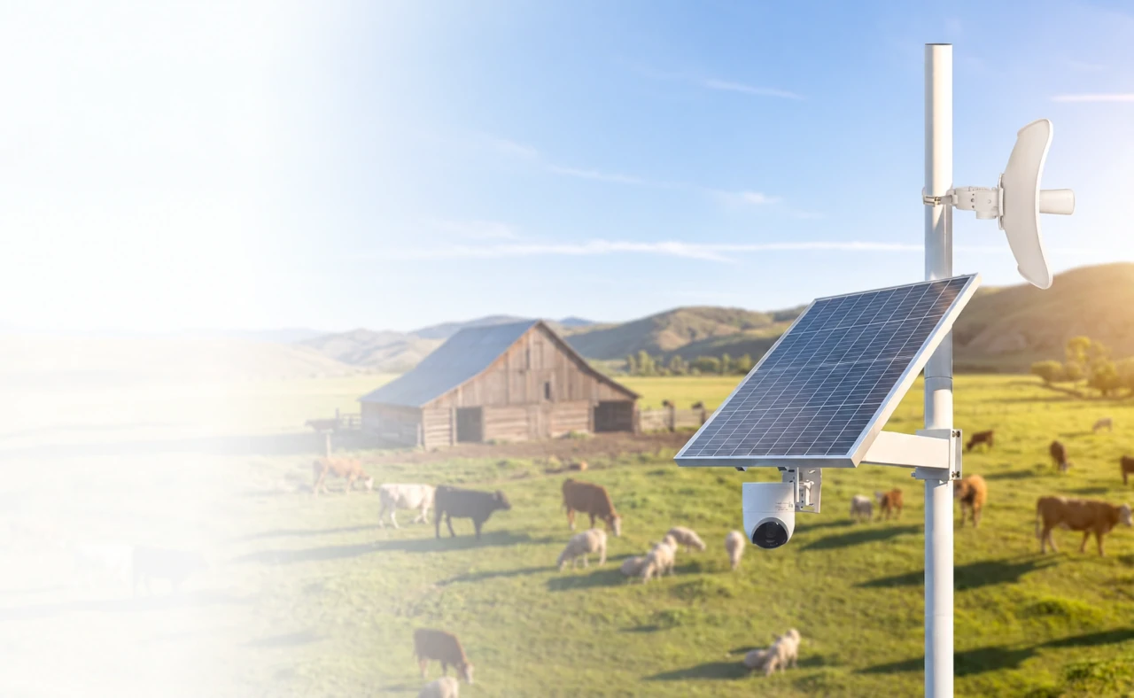 Solución CPE inalámbrica con energía solar