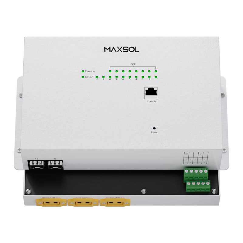 Conmutador PoE solar industrial gestionado, 8GE+2GF
